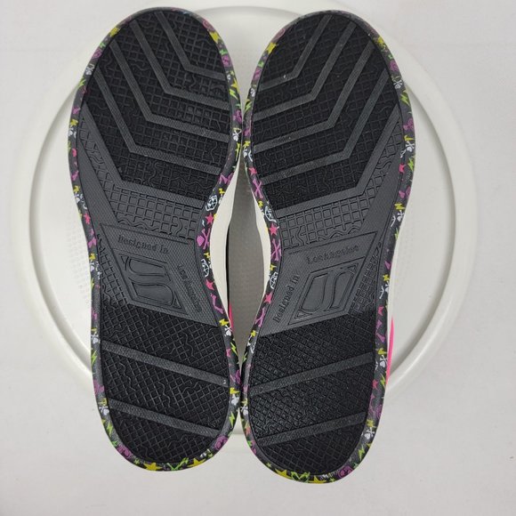 SKECHERS TOKIDOKI Womens 10 Shoes Upbeats RHYTHM Black Multi Sneakers - Picture 8 of 9